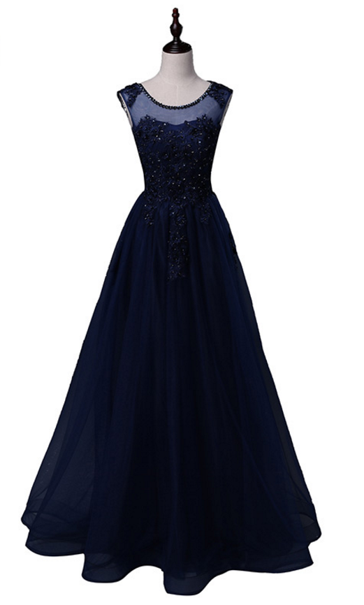 The Newly Arrived Gorgeous Evening Gown The Front Hall A Line Of The Flooring Length Of The Floor-length Dance Gown Of Pearl Gown,