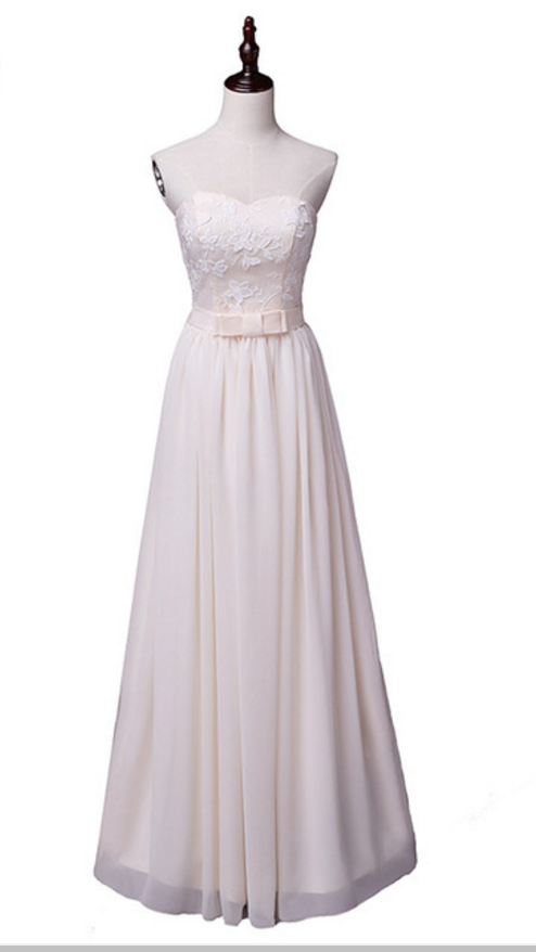 To Elegant Party Dress Tux, Fista Ivory Chiffon Chiffon With A Strapless Evening Dress