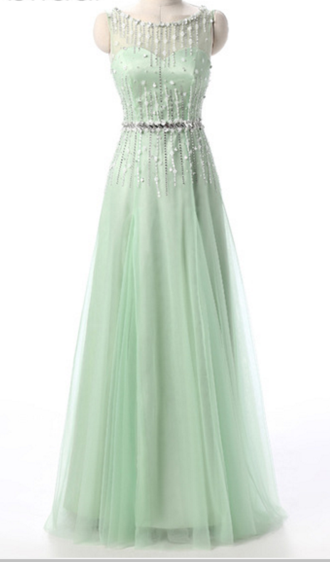 Bride's Mint Green (bride's Mint Green) An Evening Gown