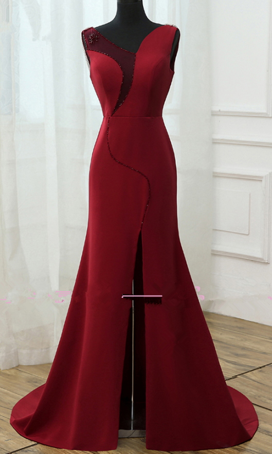 Homemade Party Dress, Key Type Neck Holiday Party Dress Satin Dress Skirt Pearl Party Dress