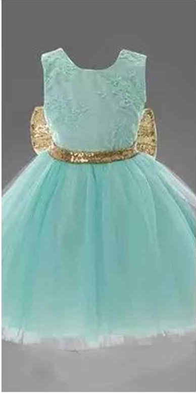 Cute Lace Appliques Short Flower Girls' Dresses, Tulle Puffy Little Girls Ball Gowns For With Bow Back