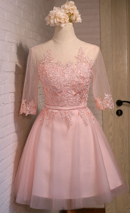 Pink Homecoming Dress, Charming Homecoming Dress