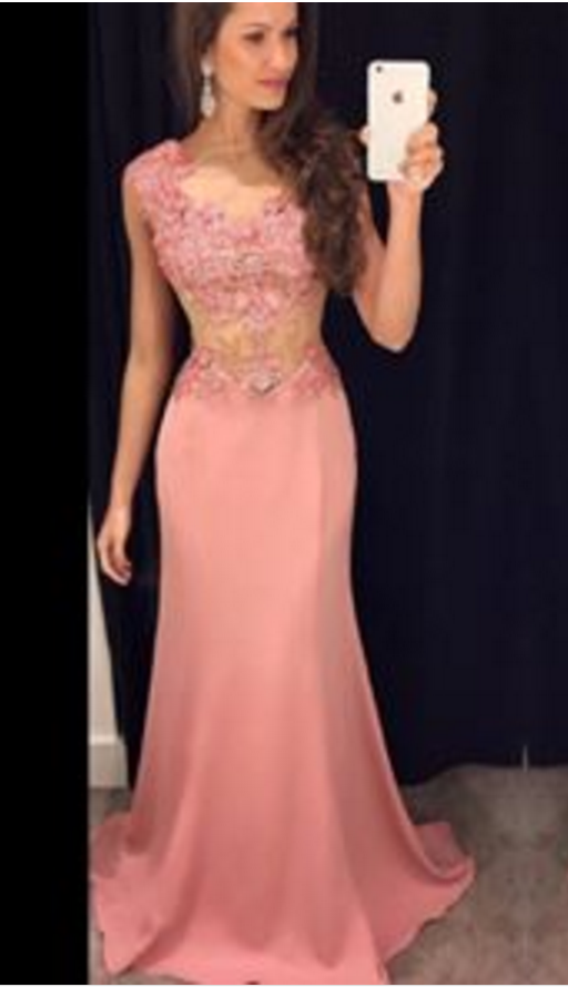 Blush Pink Prom Dresses,lace Prom Dress,sexy Prom Dress,mermaid Prom Dresses,formal Gown,evening Gowns,elegant Party Dress,long Prom Gown For