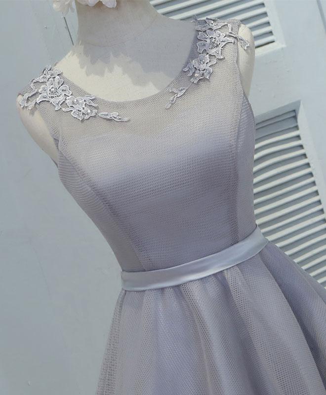 Niulatu Neck Short Pink Lace Prom Dress,Sweet HomeComing Dress HZ1103
