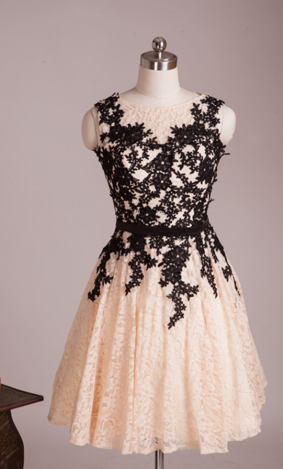 Black Lace Homecoming Dress, Short Homecoming Dress,prom Party Dress,prom Gown,prom Dress