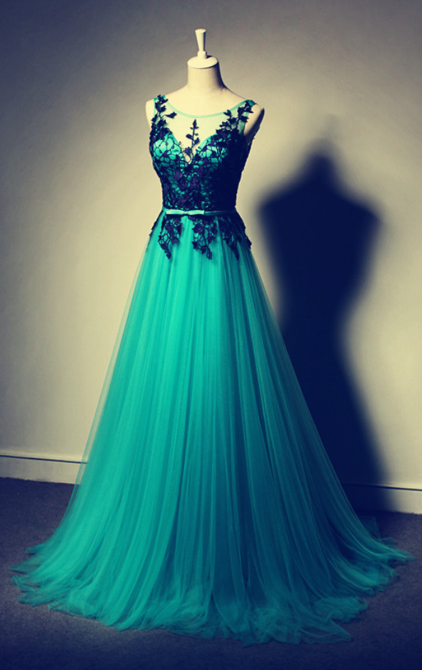 winter dresses women's fashion Shinning Teal /Royal Blue 2018 Formal Dresses Women Formal Wear Prom D –  Siaoryne main image 1