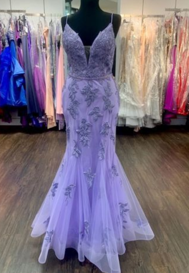 Lavender Prom Dress,evening Dress,prom Dresses