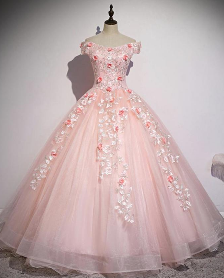 Lace Ball Gown Quinceanera Dress Sweet Sixteen Dress For Girls Birthdays Party,