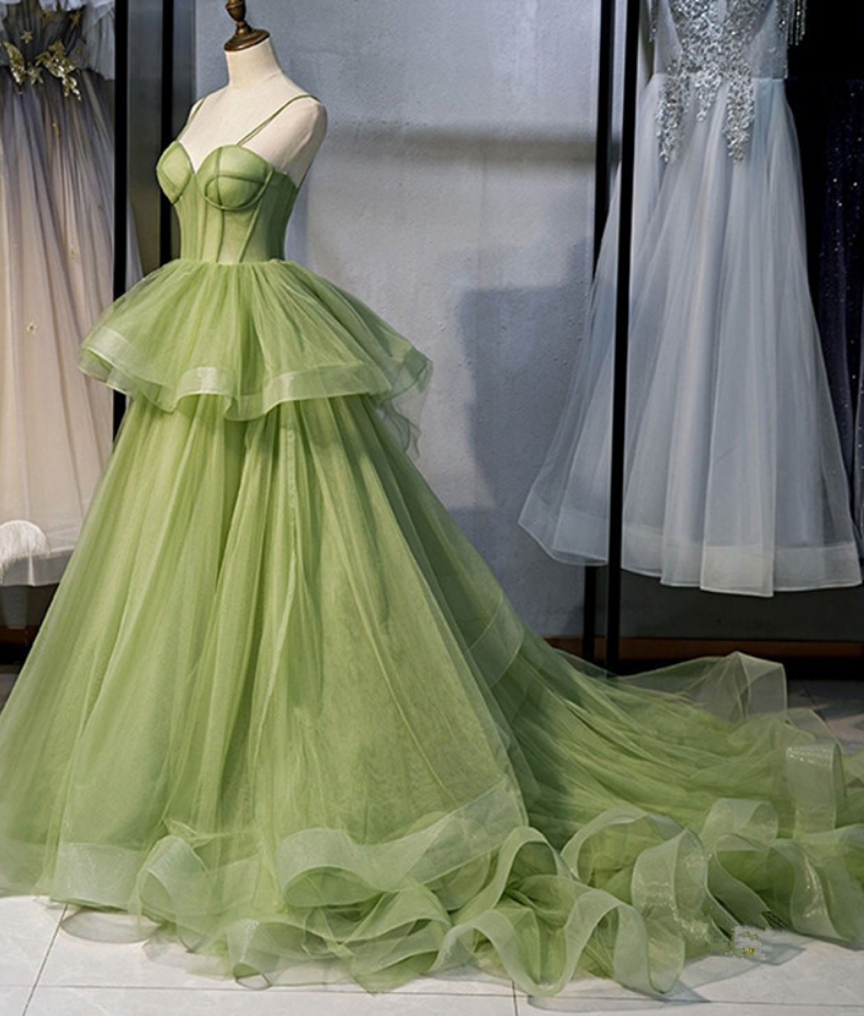 Charming Spaghetti Straps A-line Prom Dresses, Evening Dress Prom Gowns, Formal Women Dress,prom Dress