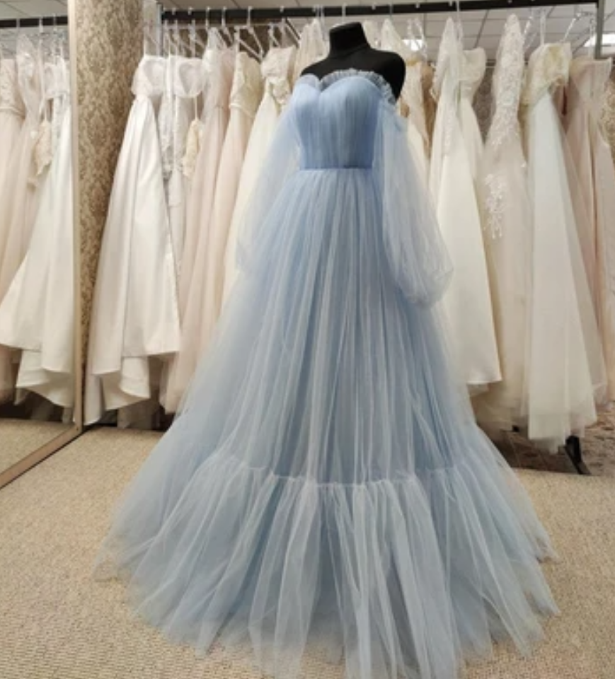 Off Shoulder Corset Dress, Bridal Gown, Elegant Evevning Dress, Party Dress, Bridesmaid Dress