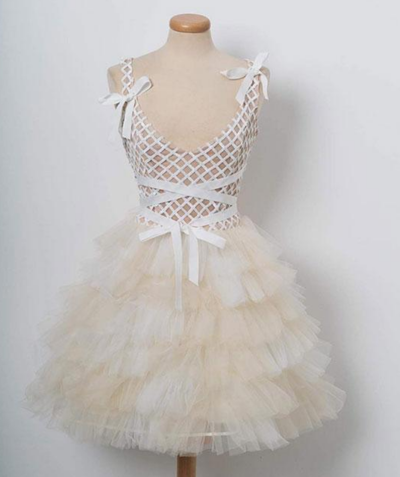 Tulle Short Prom Dress.homecoming Dress