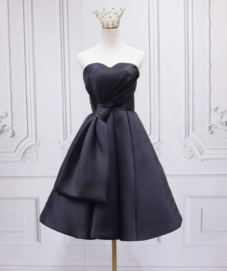 Homecoming Dresses Fashion Student Graduation Dress, Birthday Party Little Black Dress,custom Made