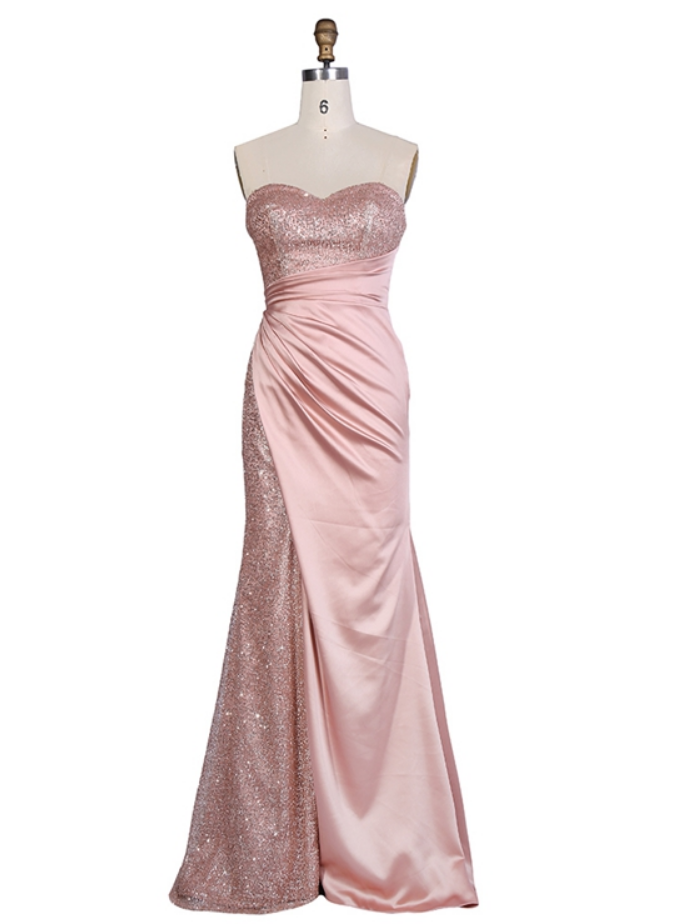 open lace back dress Fairy Flower Pearls Lilac Organza Prom Dress – Brydealo main image 1
