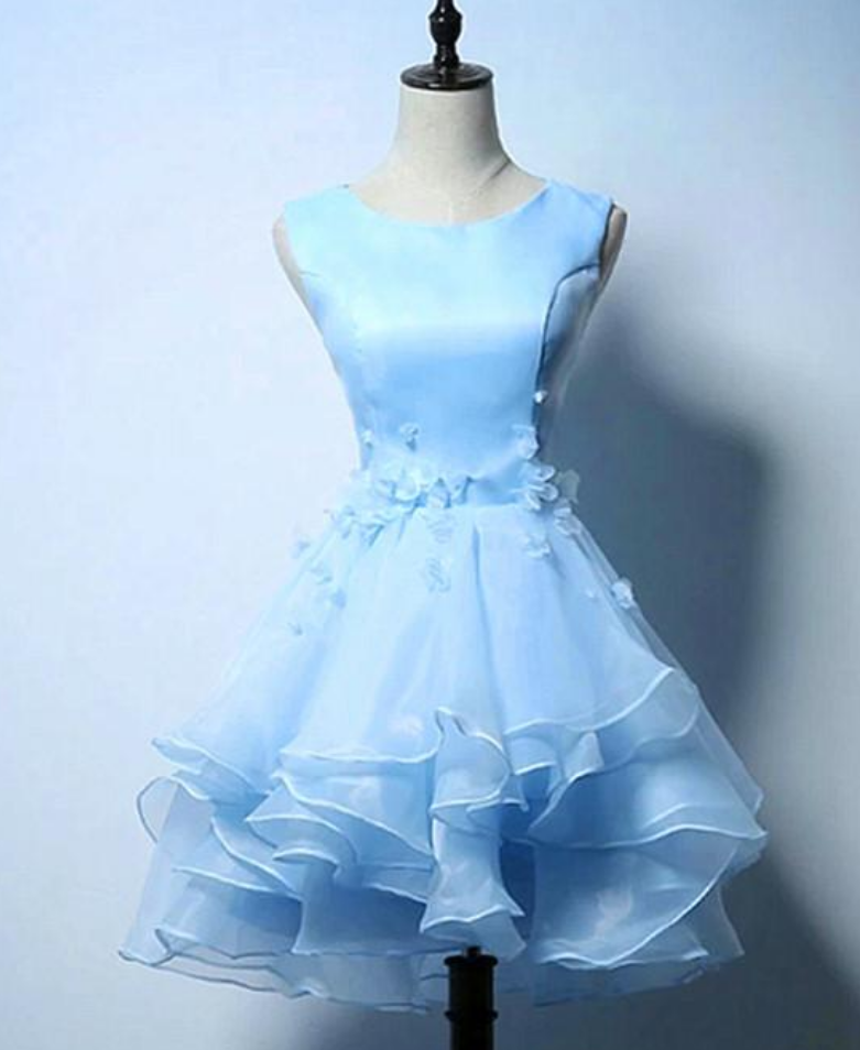Homecoming Dresses Lovely Organza Layers Short Homecoming Dress, Prom Dress
