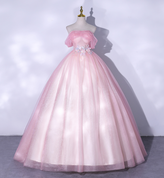 Pengpeng Skirt Sen Department Super Fairy Pink Bride Toast Dress Wedding Dress Show Evening Dress