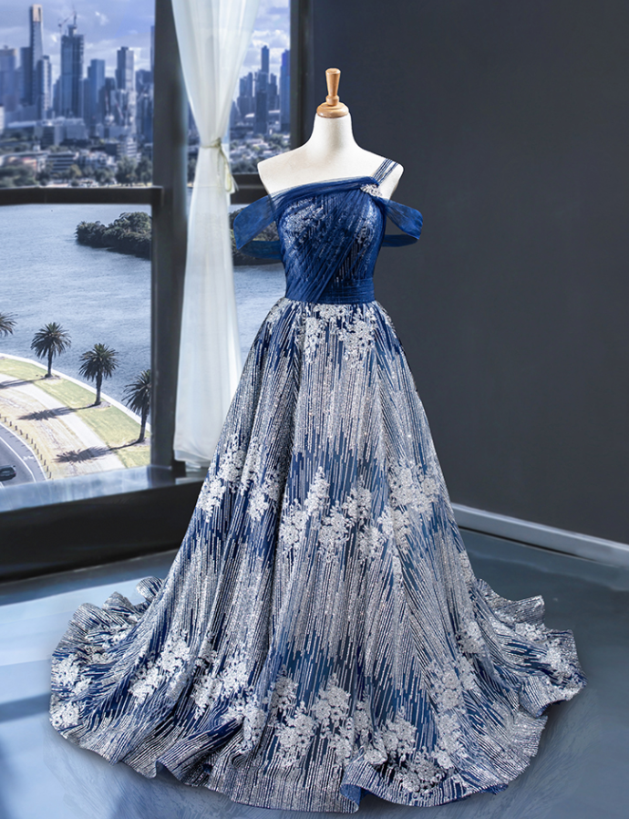2022 Wedding Toast Dress Off Shoulder Luxury Princess Fluffy Skirt