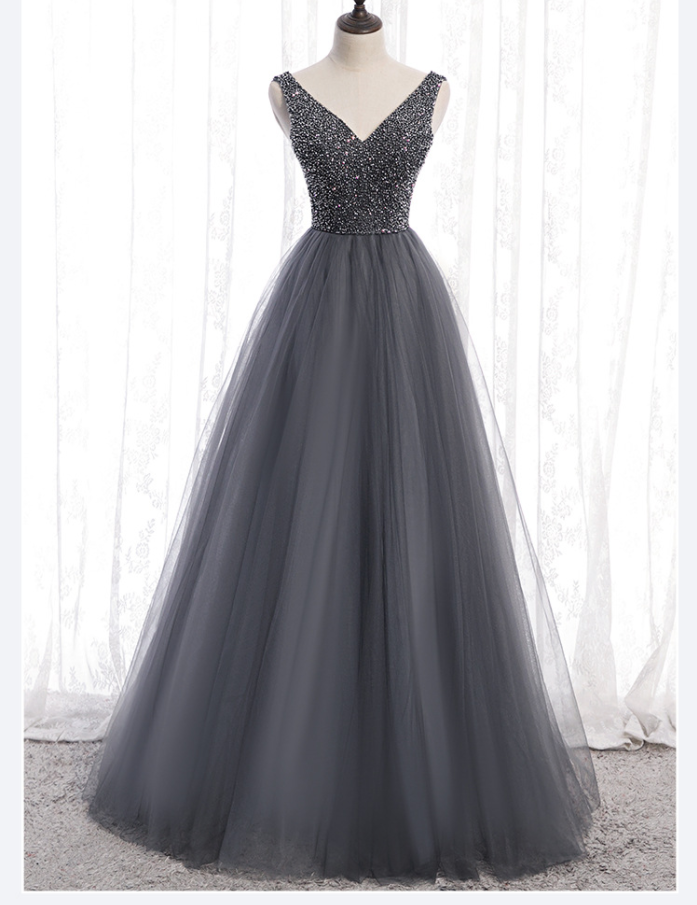 Prom Dresses,banquet Annual Party Evening Dress Slim Fairy Temperament Dress Female