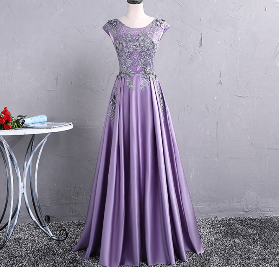 Prom Dresses, Fashion Elegant Party Dress Dignified Atmosphere Lace Dress Women's Long Evening Dress