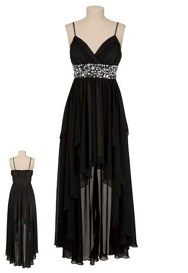 Black Homecoming Dress,high Low Homecoming Dresses,high Low Homecoming Gowns,chiffon Sweet 16 Dress,simple Evening Dresses For Teens