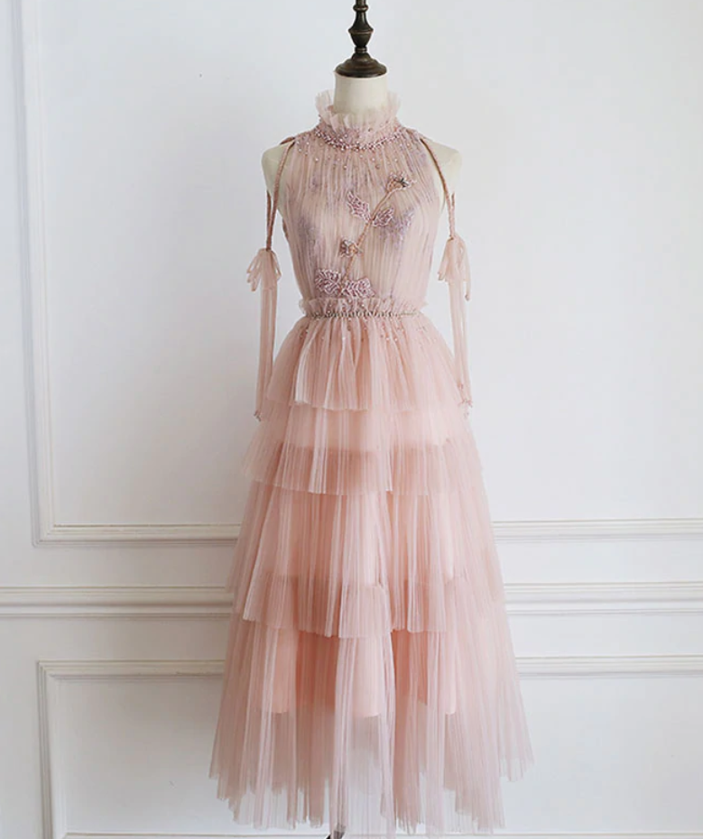 Prom Dresses,tulle Lace Prom Dress, Tulle Lace Formal Dress