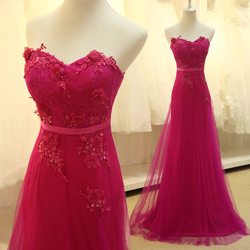 Lace Prom Dresses, Pink Evening Dress,sweetheart Prom Dress,tulle Prom Dress,lace Prom Gown,sexy Prom Dress,long Prom Gown,modest Evening Gowns