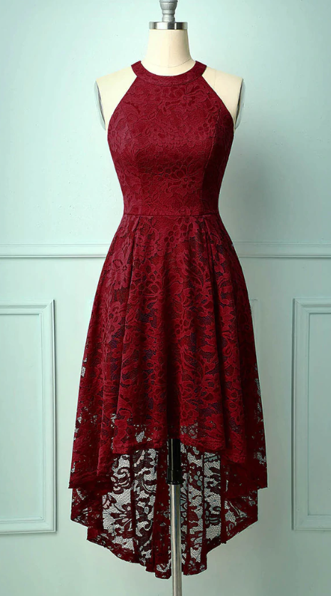 Burgundy Red Dress Prom Dresses Wedding Party Dress