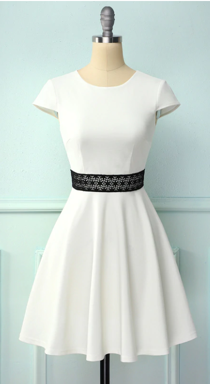 White Dress With Hollow Lace Short Homecoming Dress Cocktail Party Dress Off The Shoulder Dress Lace Formal Party Dress Prom Dresses