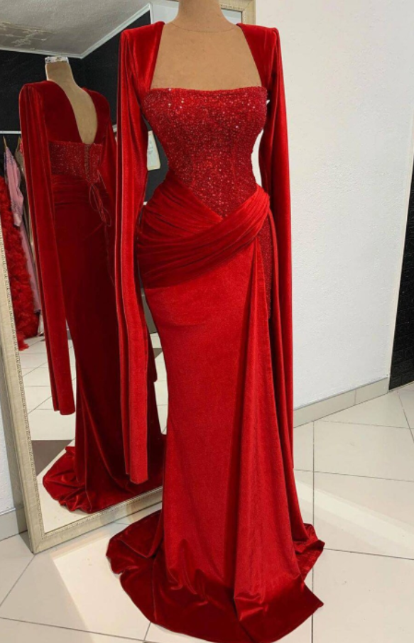 white christmas dresses Elegant Beautiful Unique Puffy Red Wedding Dresses with V-Neck Bright Red / 14 main image 0