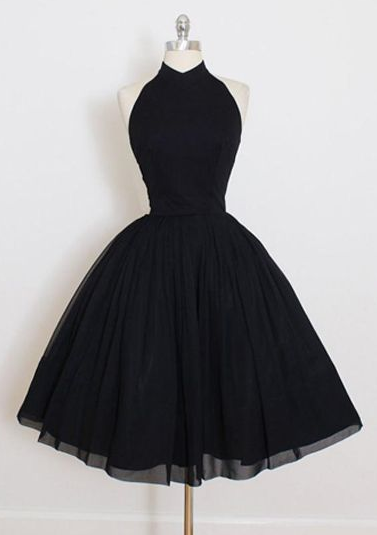Black Short Homecoming Dress