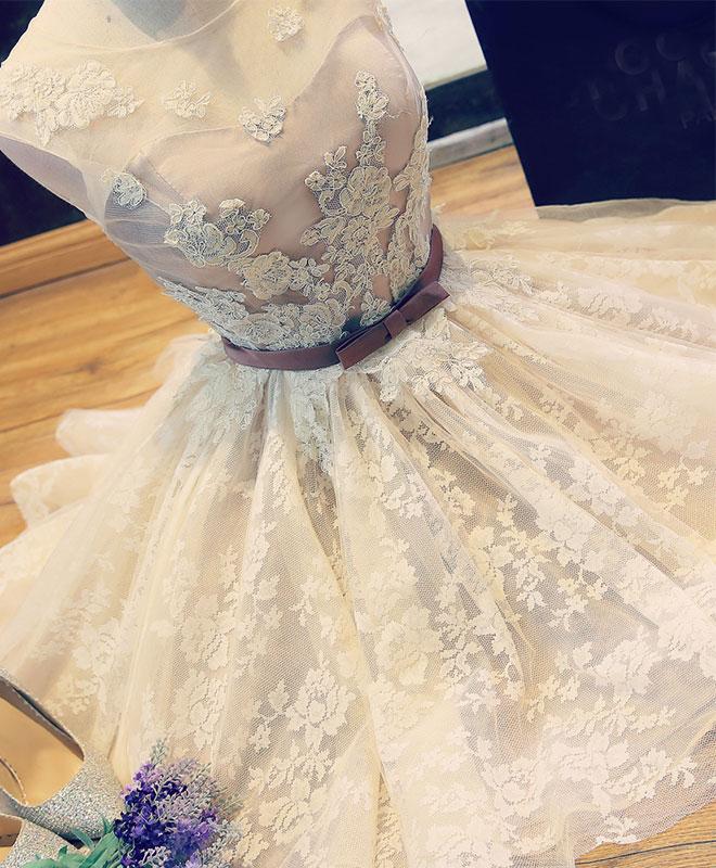 Cute Lace Short Prom Dress,evening Dress