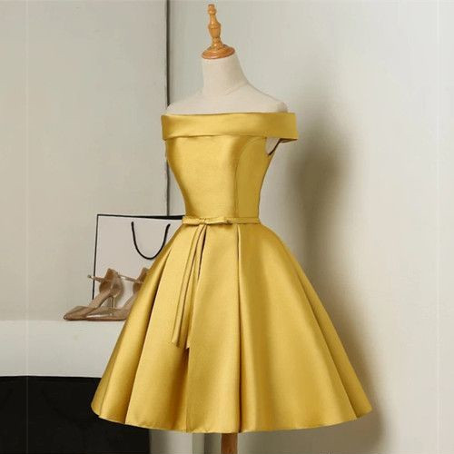 Gold Short Homecoming Dress Gold Short Homecoming Dress