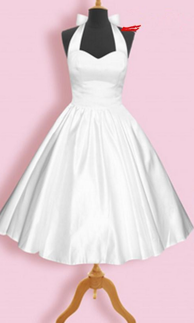 Vintage Prom Dress, White Prom Gowns,sweetheart Homecoming Dresses