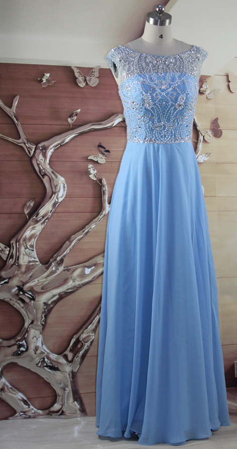 OKdress Chiffon Long Grape Formal Prom Dress