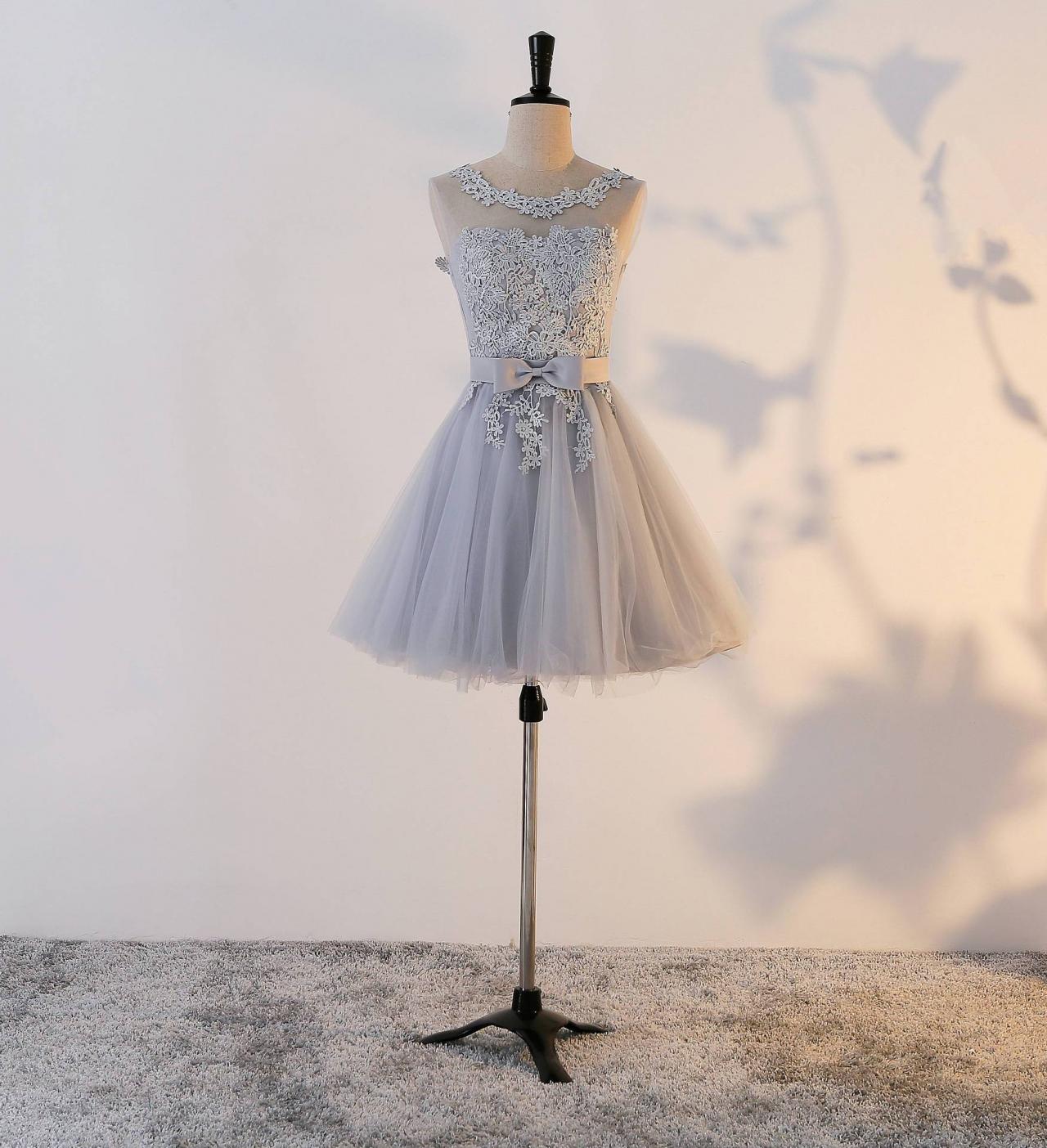 Elegant Sweetheart Sleeveless Tulle Homecoming Dress, Beautiful Short Dress, Banquet Party Dress