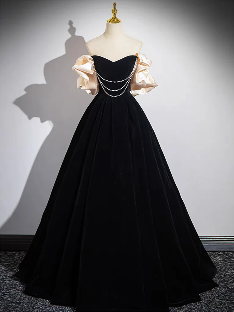 prom dresses 2025 black Black Prom Dresses Castle Couture