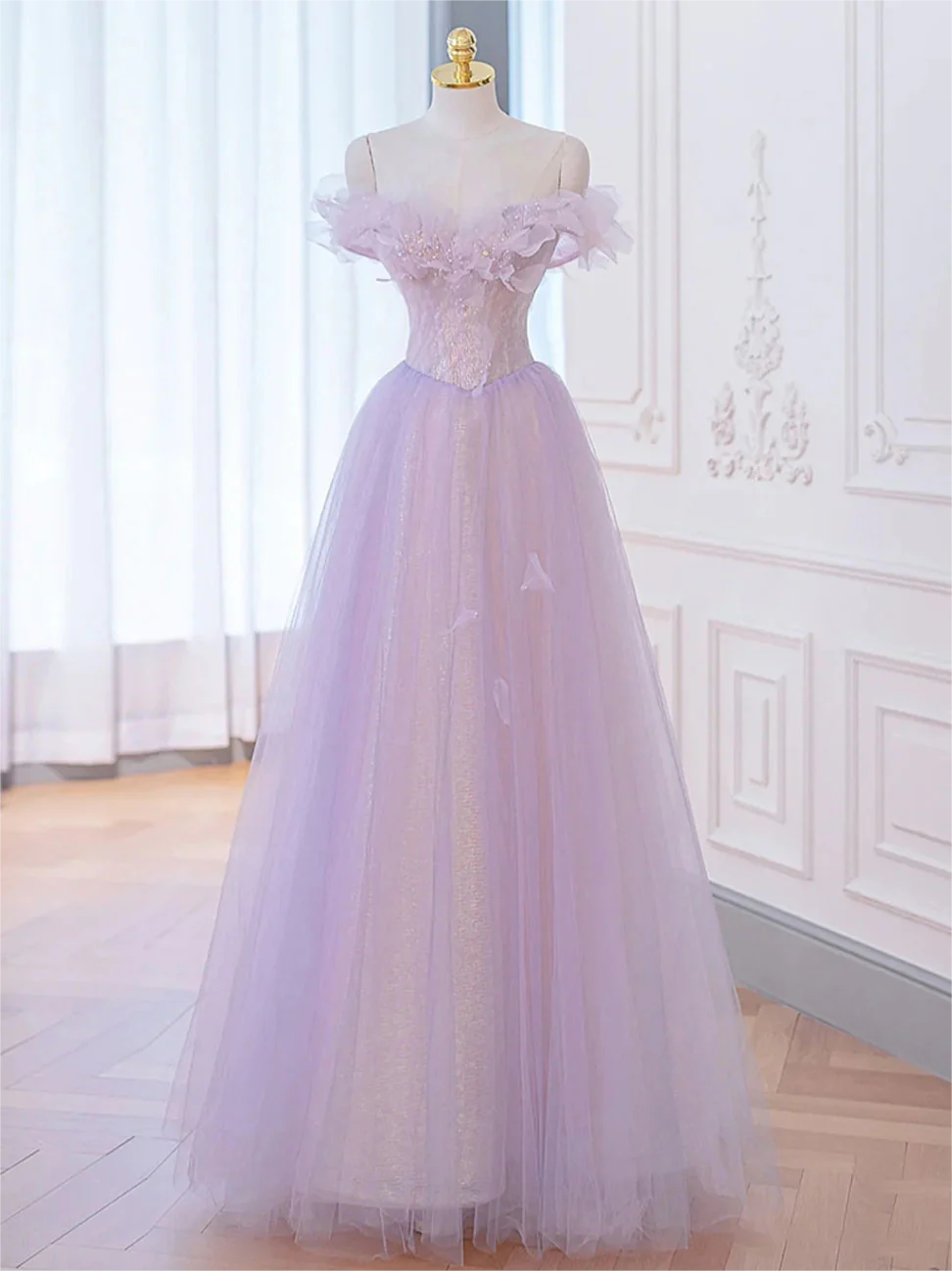violet formal dress Open Back Mermaid Black Satin Long Prom Dresses with Train, Mermaid Bl –  jbydress main image 1