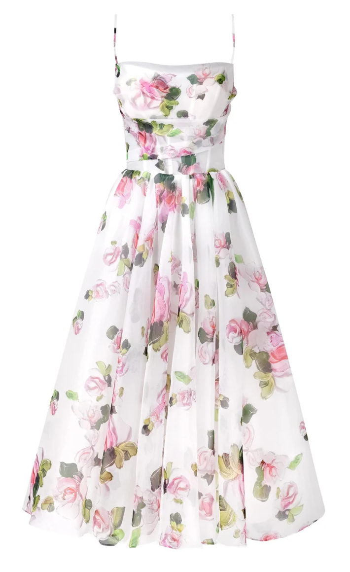 strapless open back dress PRETTYGARDEN Women's Summer Wedding Guest Dress Sleeveless Ruffle Form main image 0