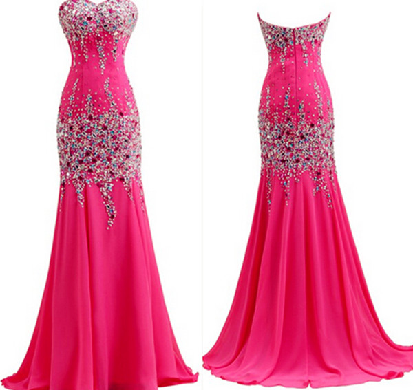 Beading Floor-length Charming Prom Dresses Sweetheart Floor-length Evening Dresses Prom Dresses Real Made Prom Dresses