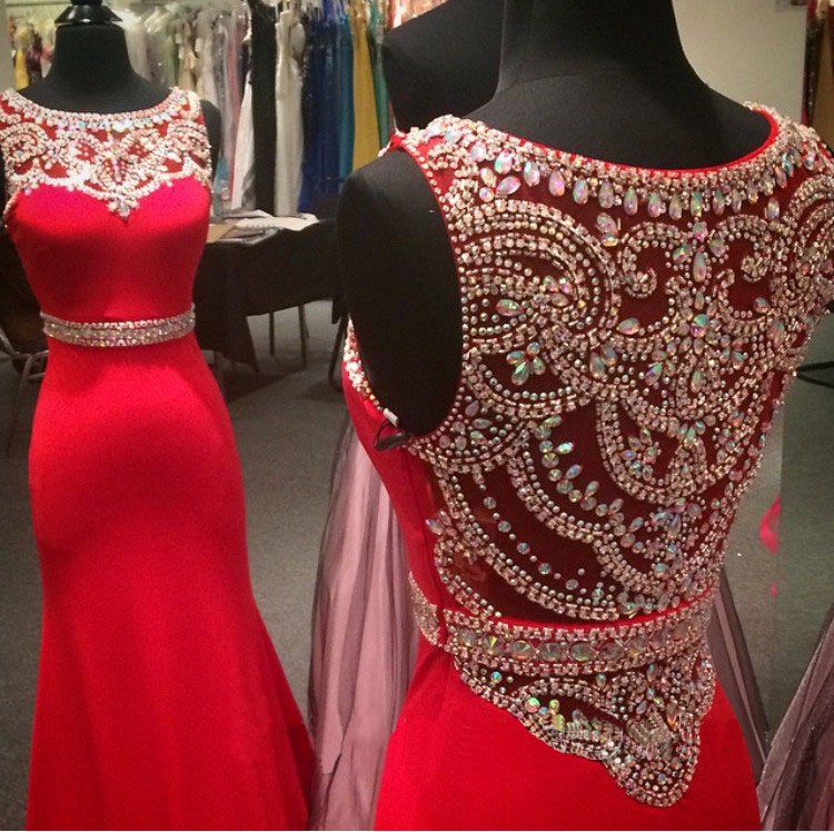 Red Prom Dress Off Shoulder Prom Dress Prom Dress 2015 Prom Dress Sparkly Prom Dress Modest Prom Dress Handmade Prom Dress