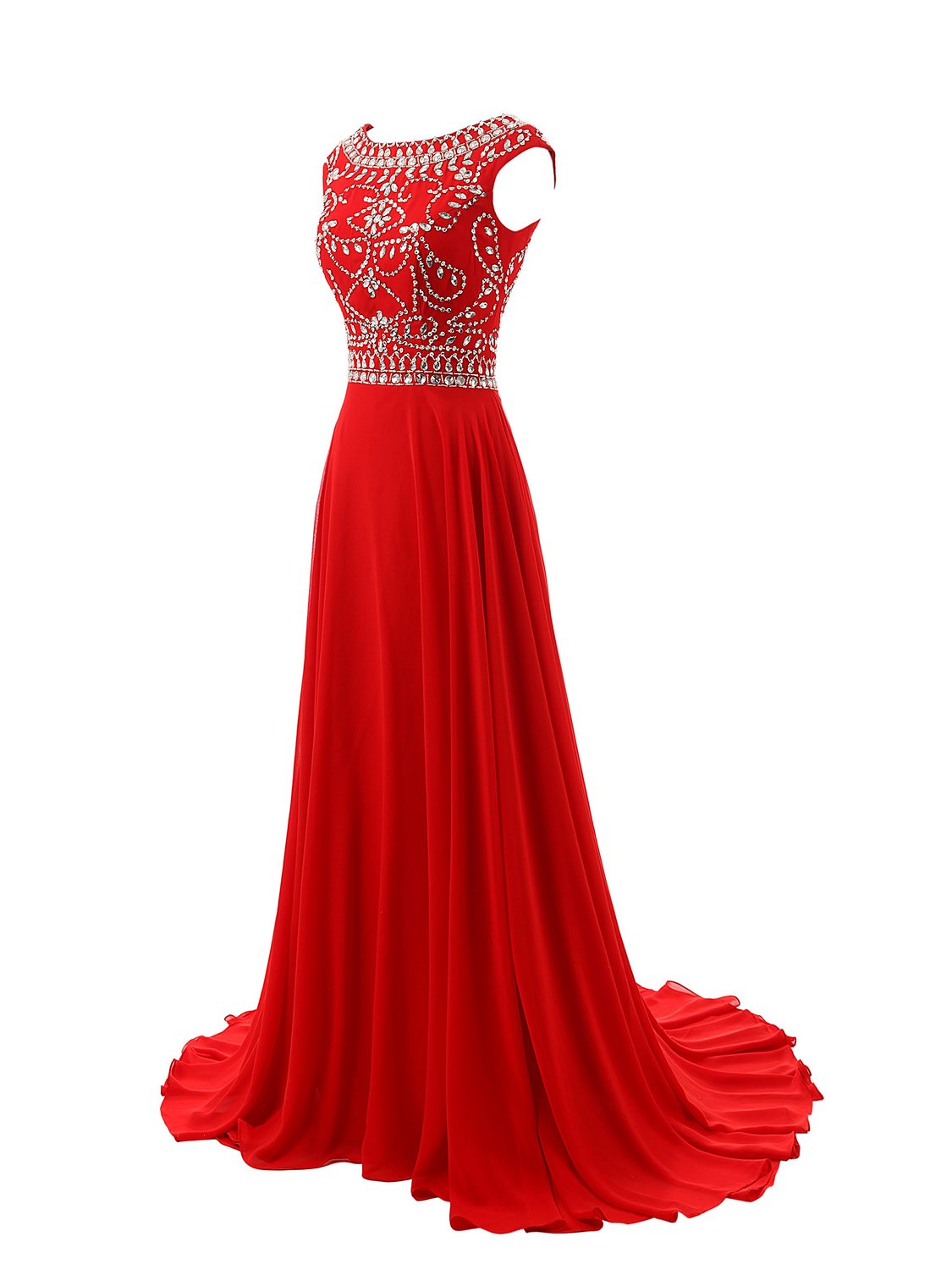Sparkle Burgundy Beadings Prom Gown Red Style Prom Dresses Evening Dress Pageant Dresses For Formal Occasions