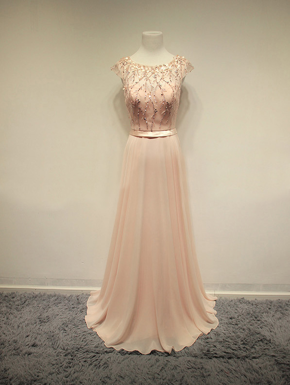 Prom Dresses,blush Pink Evening Gowns,sexy Formal Dresses,chiffon Prom Dresses,fashion Evening Gown,sexy Evening Dress,party Dress,bridesmaid