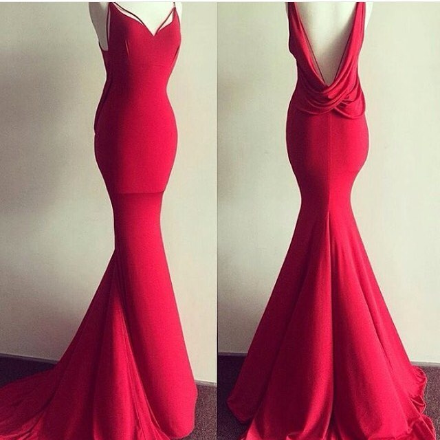 Mermaid Prom Dresses,princess Prom Dress,red Prom Gown,red Prom Gowns,elegant Evening Dress,modest Evening Gowns,simple Party Gowns,straps Prom