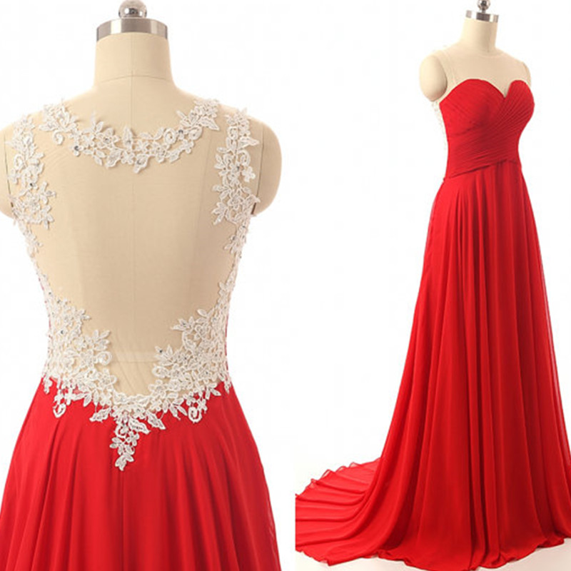 Chiffon Prom Dresses,long Evening Dress,mermaid Prom Dress,prom Gown,sexy Prom Dress,long Prom Gown,modest Evening Gowns For Teens Red Backless