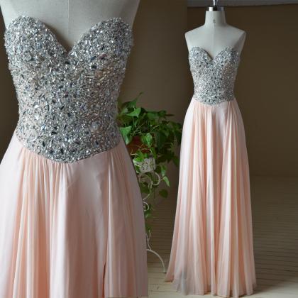 Prom Dresses,blush Pink Evening Gowns,sexy Formal Dresses,chiffon Prom Dresses,2016 Fashion Evening Gown,sexy Evening Dress,party