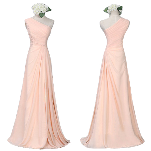 Blush Pink Bridesmaid Gown,pretty Bridesmaid Dresses,blush Pink Prom Gown,simple Bridesmaid Dress, Wedding Dresses,fall Wedding Gowns,bridesmaid