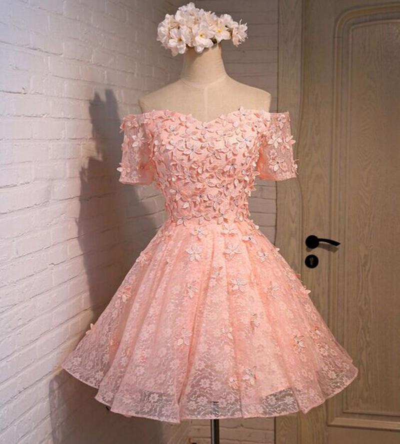 Blush Pink Chiffon Bridesmaid Dresses Vintage Bridesmaid Gowns BD088 –  Pgmdress