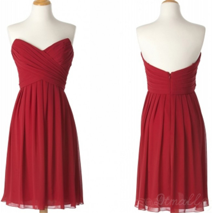 Red Homecoming Dress,chiffon Homecoming Dresses,casual Homecoming Gowns,sweet 16 Dress,homecoming Dresses,birthday Party Dress