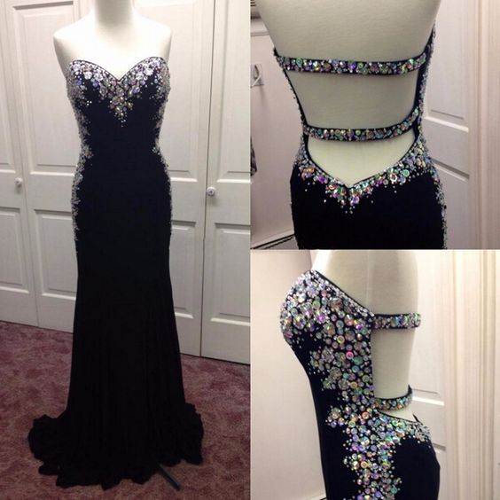 Black Prom Dresses,prom Dress,sexy Prom Dress,mermaid Prom Dresses,2016 Formal Gown,beading Evening Gowns,beaded Party Dress,prom Gown For Teens