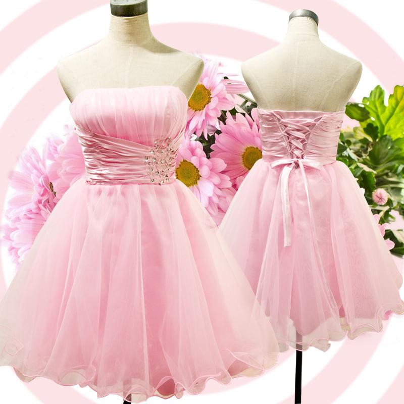 Tulle Homecoming Dress,pink Homecoming Dress,cute Homecoming Dress,2016 Fashion Homecoming Dress,short Prom Dress,pink Homecoming Gowns,beaded