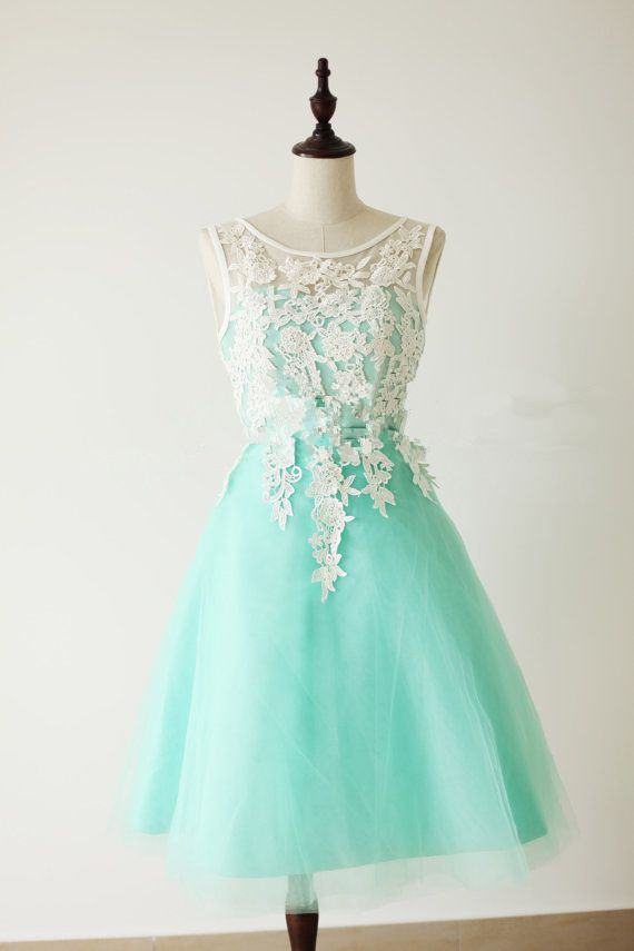 Lace Homecoming Dress,lace Prom Dress,cute Homecoming Dress,mint Green Homecoming Dresses,short Prom Dress,simple Homecoming Gowns,tulle Sweet 16